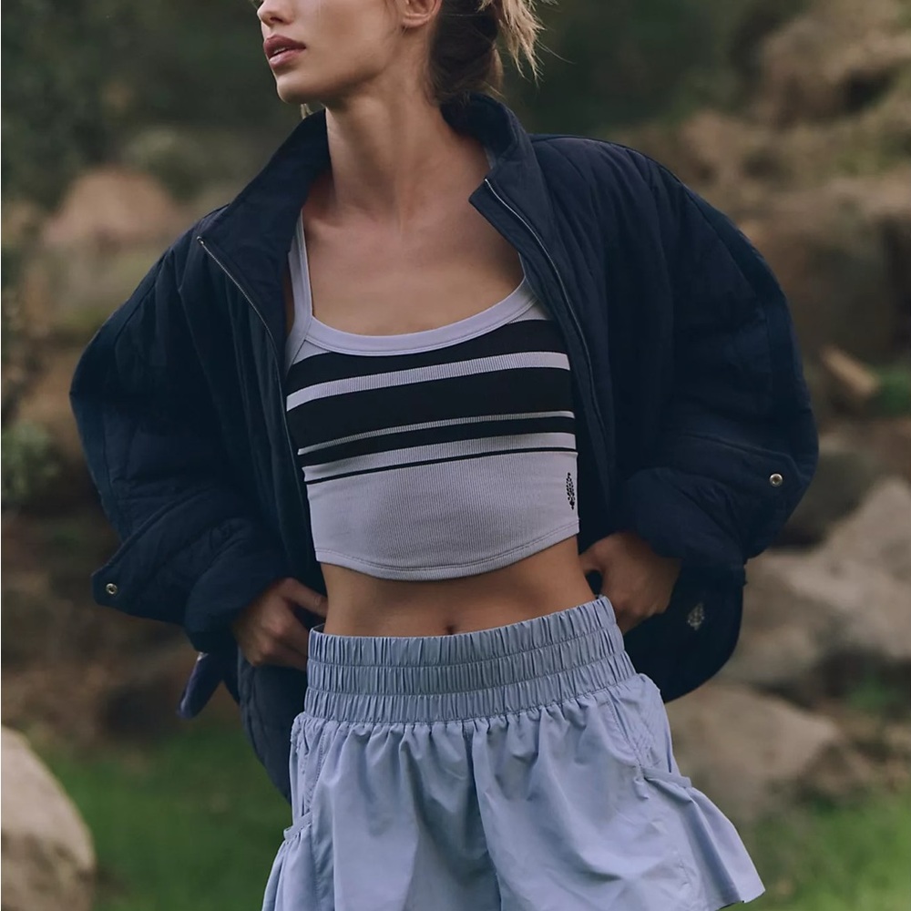 Free people movement get your flirt on shorts. Cloudy waters. Size small.